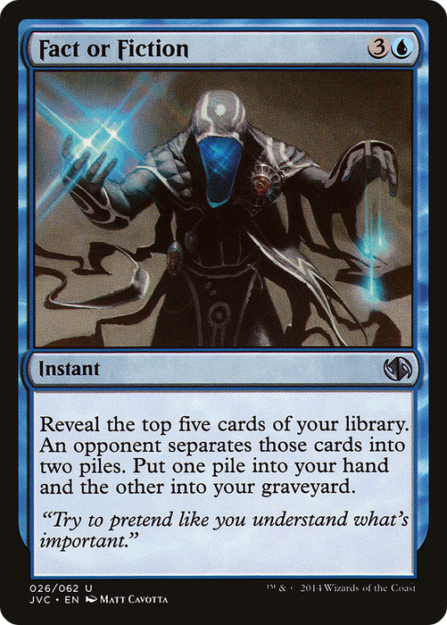 Fact or Fiction (DD3-026) - uncommon