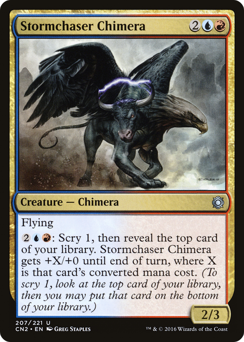 Stormchaser Chimera (CN2-207) - uncommon - Foil