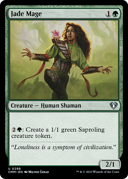 Jade Mage (CMM-298) - uncommon