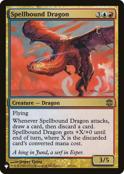 Spellbound Dragon (LIST-ARB-90) - rare