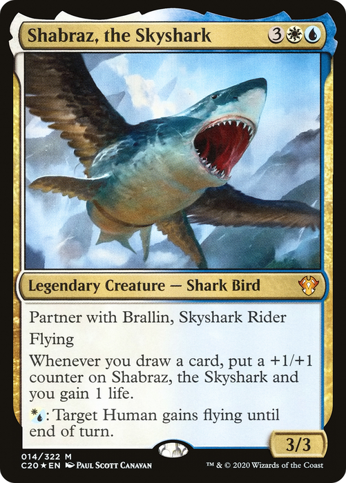 Shabraz, the Skyshark (C20-014) - mythic - Foil