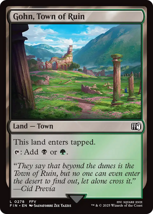 Gohn, Town of Ruin (FIN-278) - common