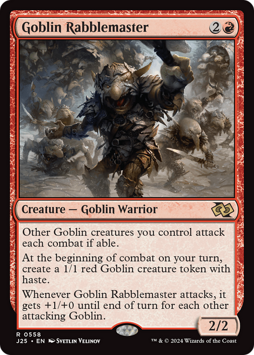 Goblin Rabblemaster (J25-558) - rare