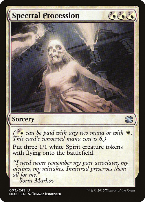 Spectral Procession (MM2-033) - uncommon - Foil