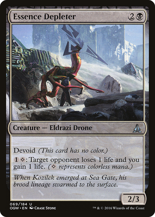 Essence Depleter (OGW-069) - uncommon: (devoid)