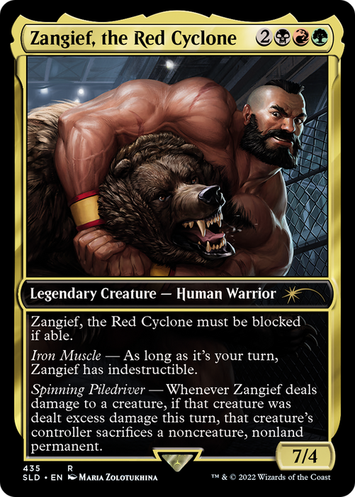 Maarika, Brutal Gladiator (SLD-435) - rare / Zangief, the Red Cyclone