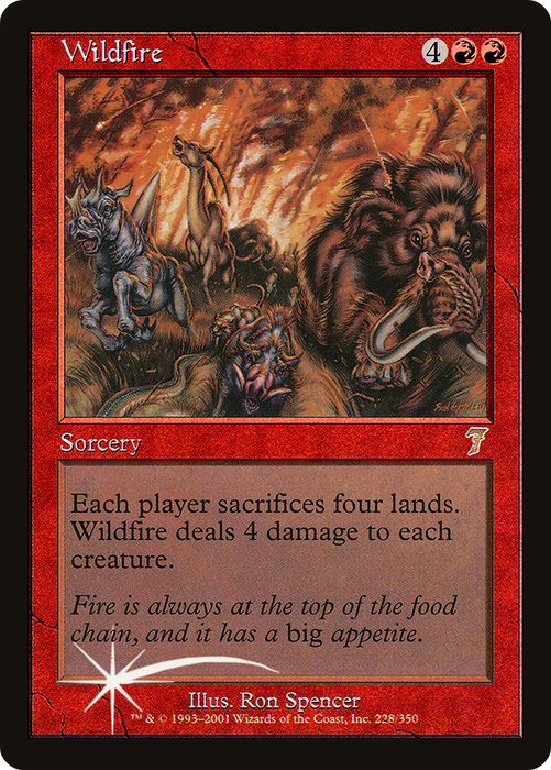 Wildfire (7ED-228★) - rare - Foil