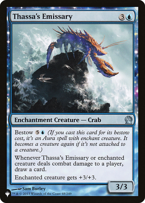 Thassa's Emissary (LIST-THS-68) - uncommon: (enchantment)