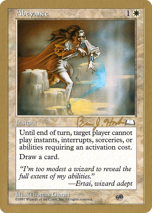 Abeyance (WCD-BH1SB) - rare