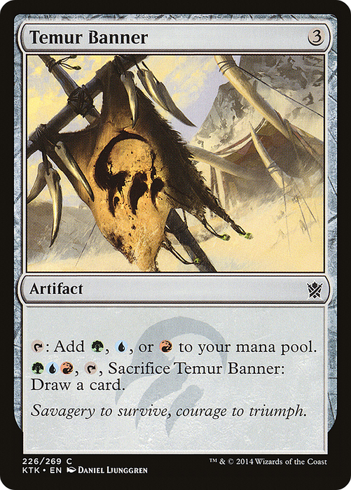 Temur Banner (KTK-226) - common - Foil