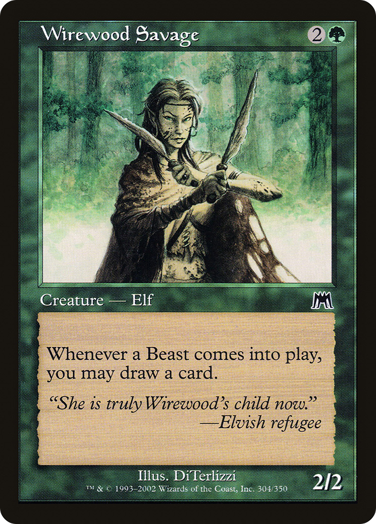 Wirewood Savage (ONS-304) - common - Foil