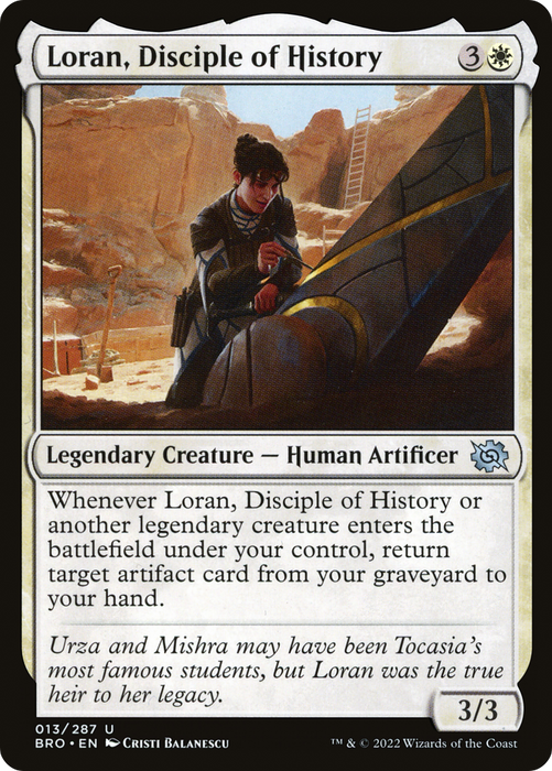 Loran, Disciple of History (BRO-013) - uncommon - Foil