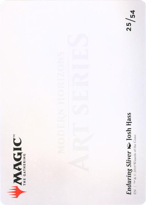 Enduring Sliver // Enduring Sliver (AMH1-025) - common (Borderless)