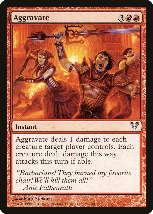 Aggravate (AVR-125) - uncommon - Foil