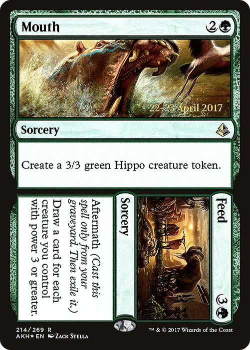 Mouth // Feed (PRE-214S) - rare - Foil