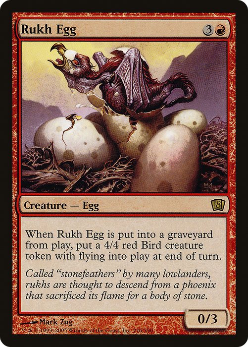 Rukh Egg (8ED-216★) - rare - Foil