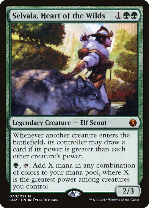 Selvala, Heart of the Wilds (CN2-070) - mythic