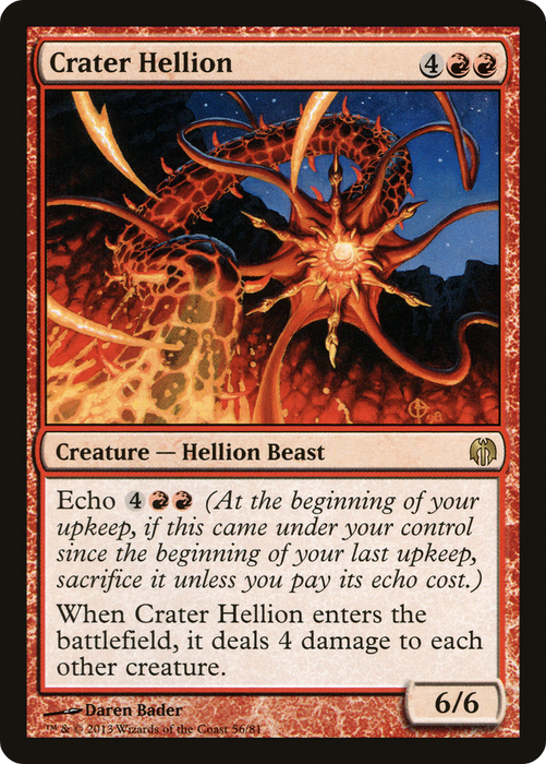 Crater Hellion (DDL-056) - rare