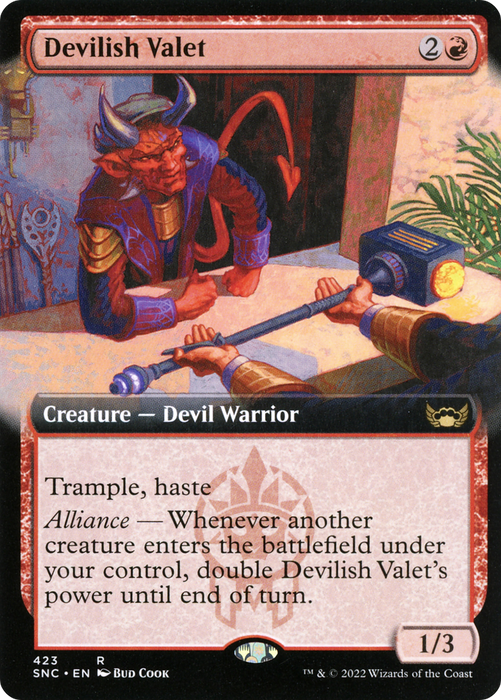 Devilish Valet (SNC-423) - rare: (Extended Art)