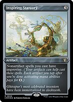 Inspiring Statuary (CMM-609) - rare - Etched Foil