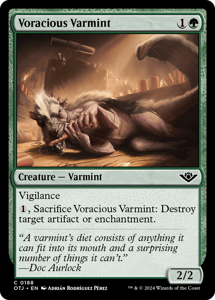 Voracious Varmint (OTJ-188) - common - Foil