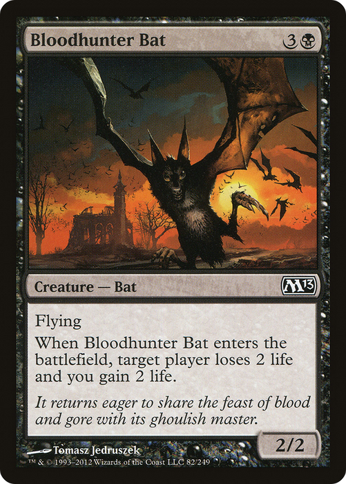Bloodhunter Bat (M13-082) - common - Foil