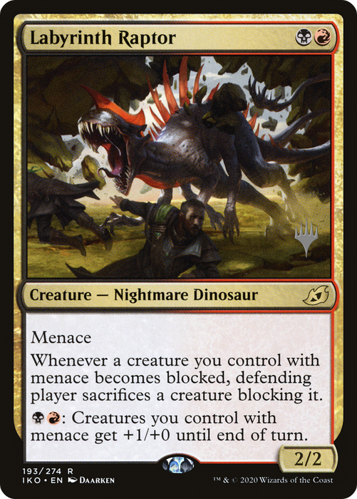 Labyrinth Raptor (PPIKO-193P) - rare