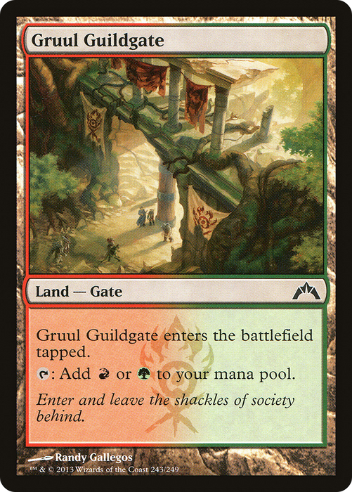 Gruul Guildgate (GTC-243) - common - Foil