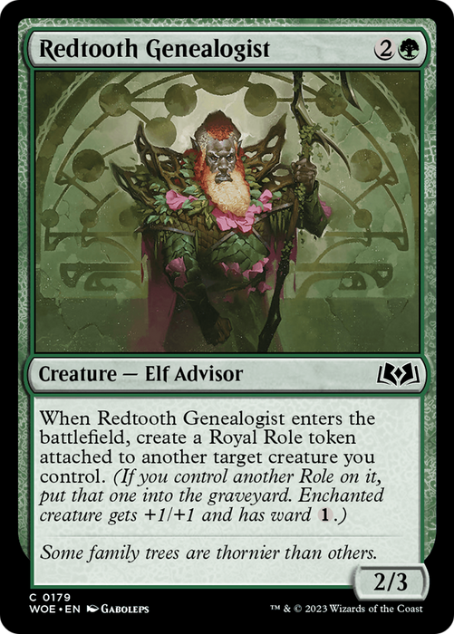 Redtooth Genealogist (WOE-179) - common - Foil