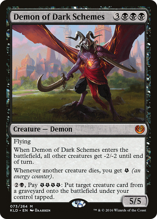 Demon of Dark Schemes (KLD-073) - mythic