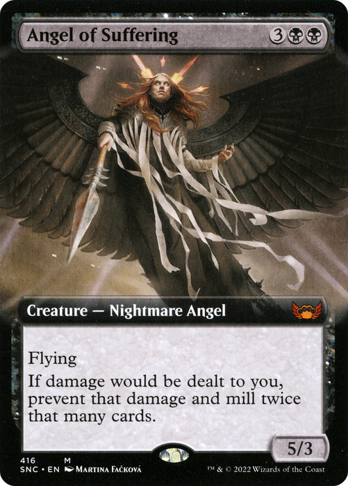 Angel of Suffering (SNC-416) - mythic: (Extended Art) - Foil