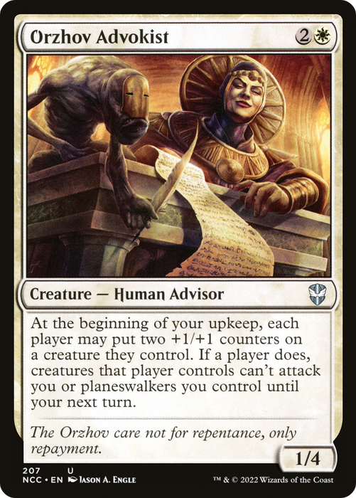Orzhov Advokist (NCC-207) - uncommon