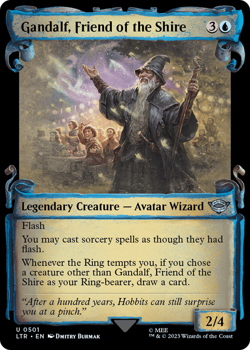 Gandalf, Friend of the Shire (LTR-501) - uncommon: (Showcase)