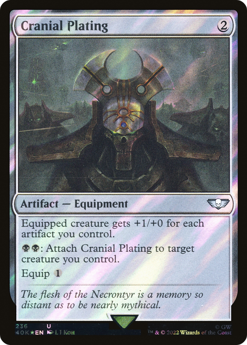 Cranial Plating (40K-236★) - uncommon - Foil