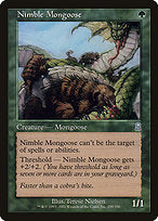 Nimble Mongoose (ODY-258) - uncommon - Foil