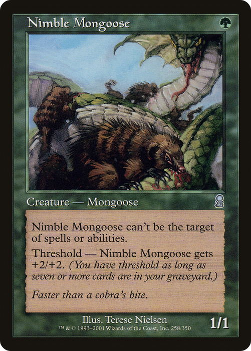 Nimble Mongoose (ODY-258) - uncommon
