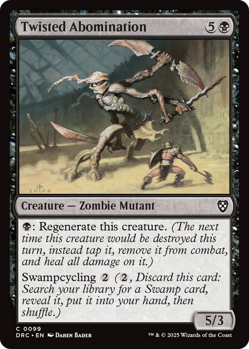 Twisted Abomination (DRC-099) - common