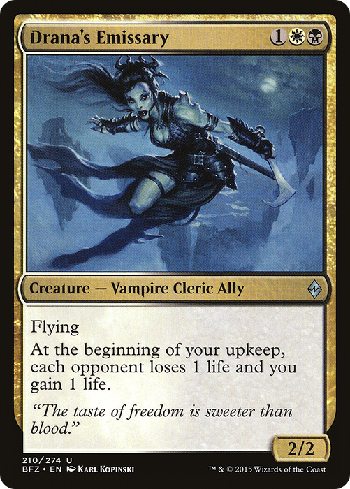 Drana's Emissary (BFZ-210) - uncommon