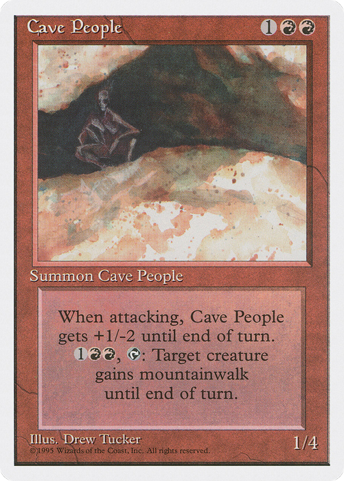 Cave People (4ED-181) - uncommon