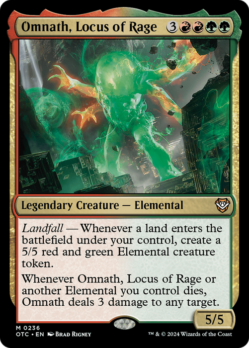 Omnath, Locus of Rage (OTC-236) - mythic