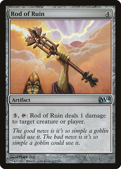 Rod of Ruin (M14-217) - uncommon