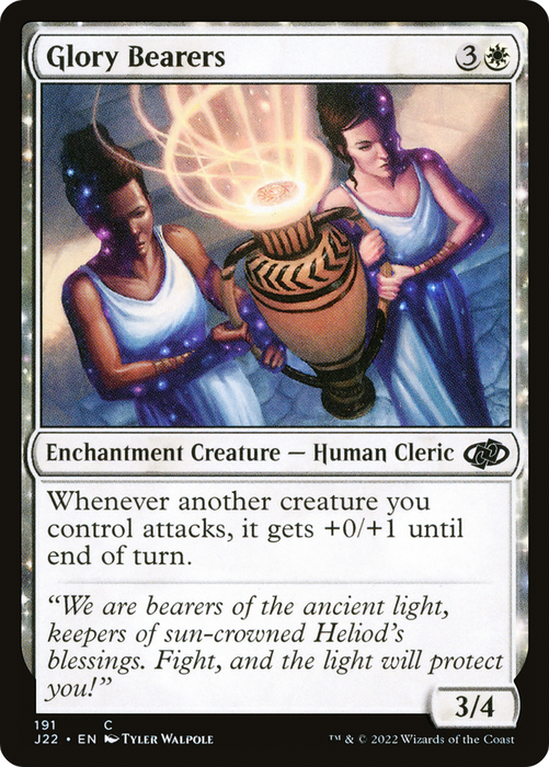 Glory Bearers (J22-191) - common: (enchantment)