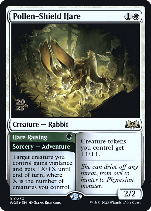 Pollen-Shield Hare // Hare Raising (PRE-233S) - rare - Foil