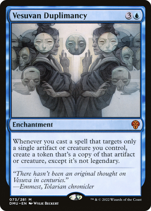 Vesuvan Duplimancy (DMU-073) - mythic - Foil