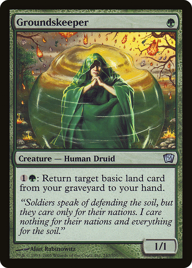 Groundskeeper (9ED-247★) - uncommon - Foil