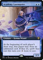 Academy Loremaster (DMU-391) - rare: (Extended Art)