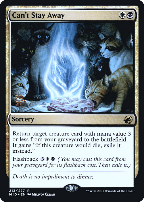 Can't Stay Away (PRE-213S) - rare - Foil