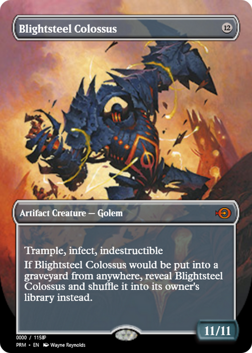 Blightsteel Colossus (PRM-82844) - mythic - Foil