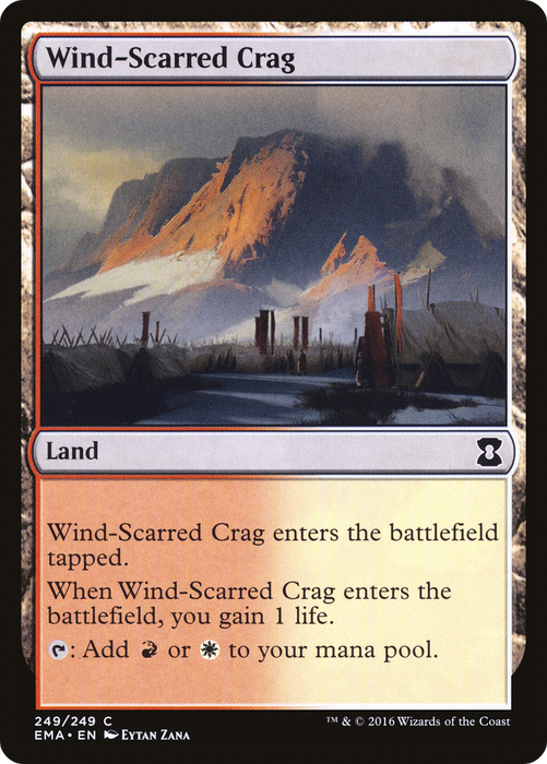 Wind-Scarred Crag (EMA-249) - common - Foil