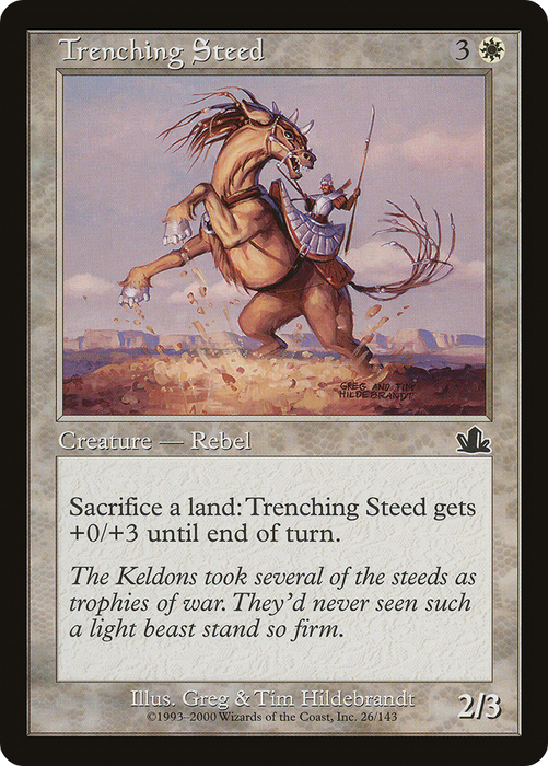 Trenching Steed (PCY-026) - common - Foil